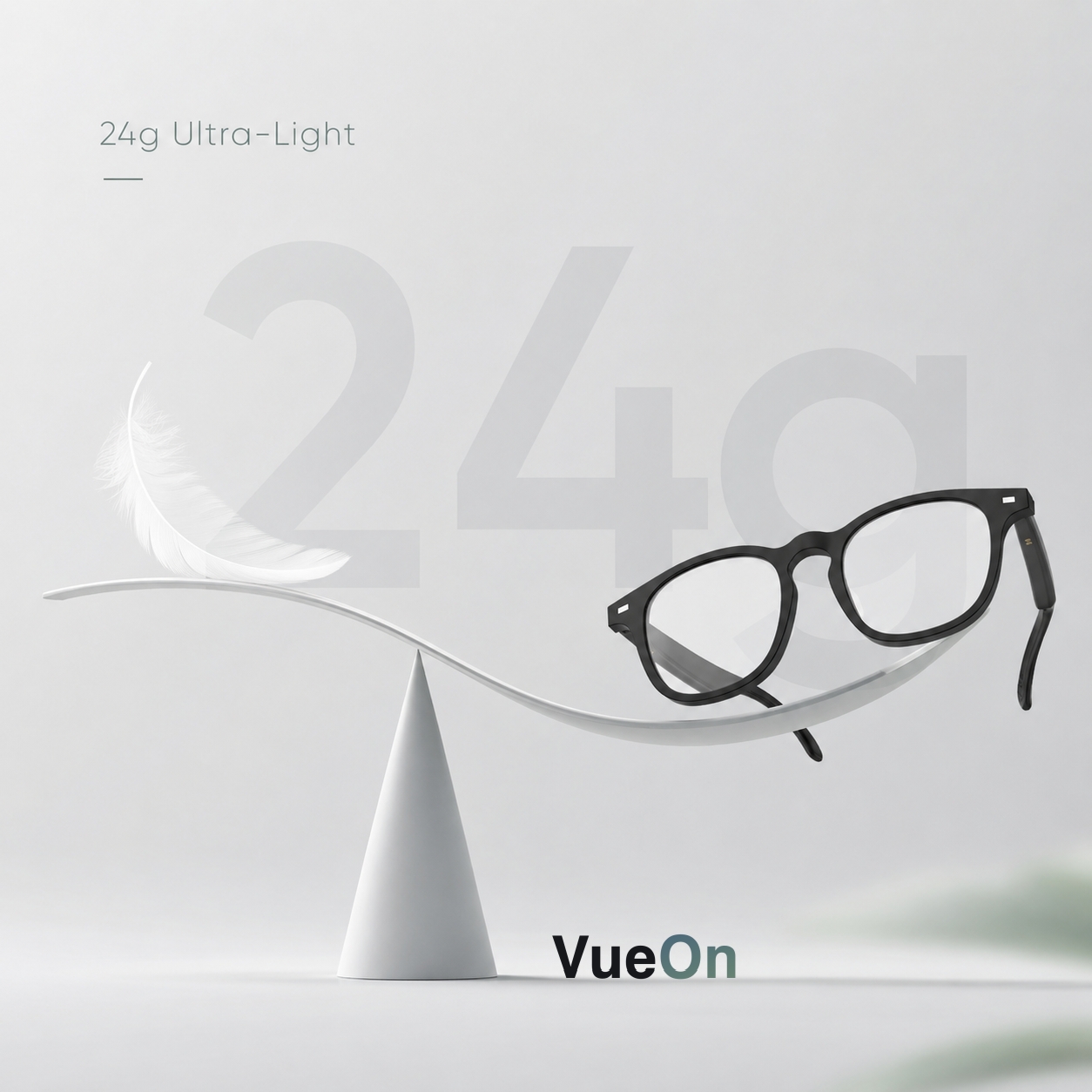VueOn AI Smart Glasses ultra-light product visual